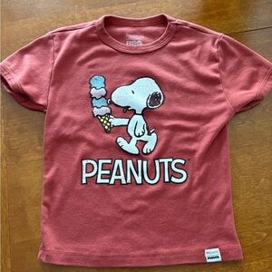 RSQ Kids' Maroon Snoopy Ice Cream T-Shirt
